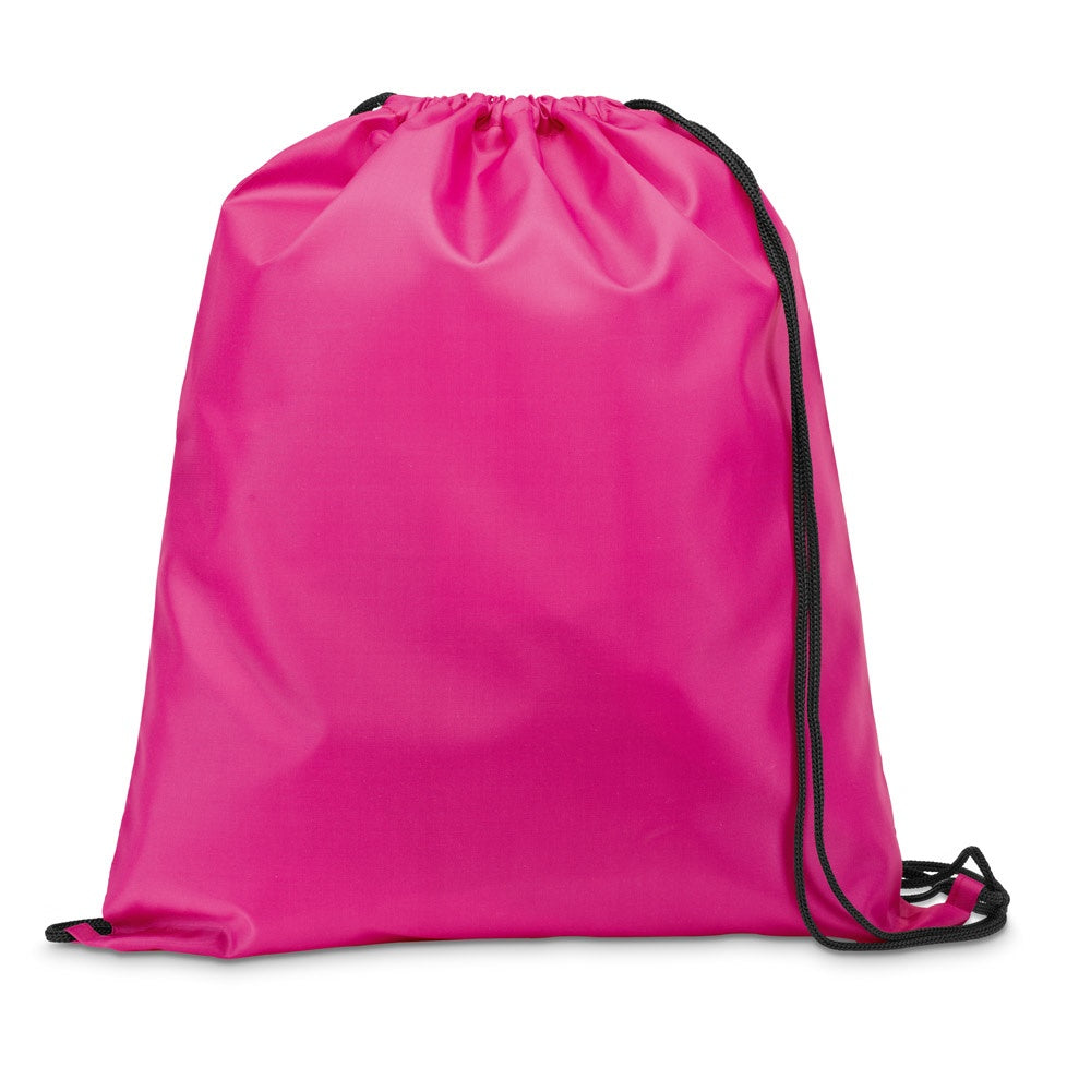 CARNABY. 210D Rucksacktasche mit schwarzen Zugbändern – zusätzliche Ansicht