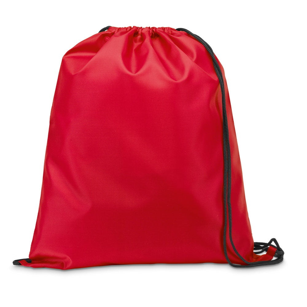CARNABY. 210D Rucksacktasche mit schwarzen Zugbändern – zusätzliche Ansicht