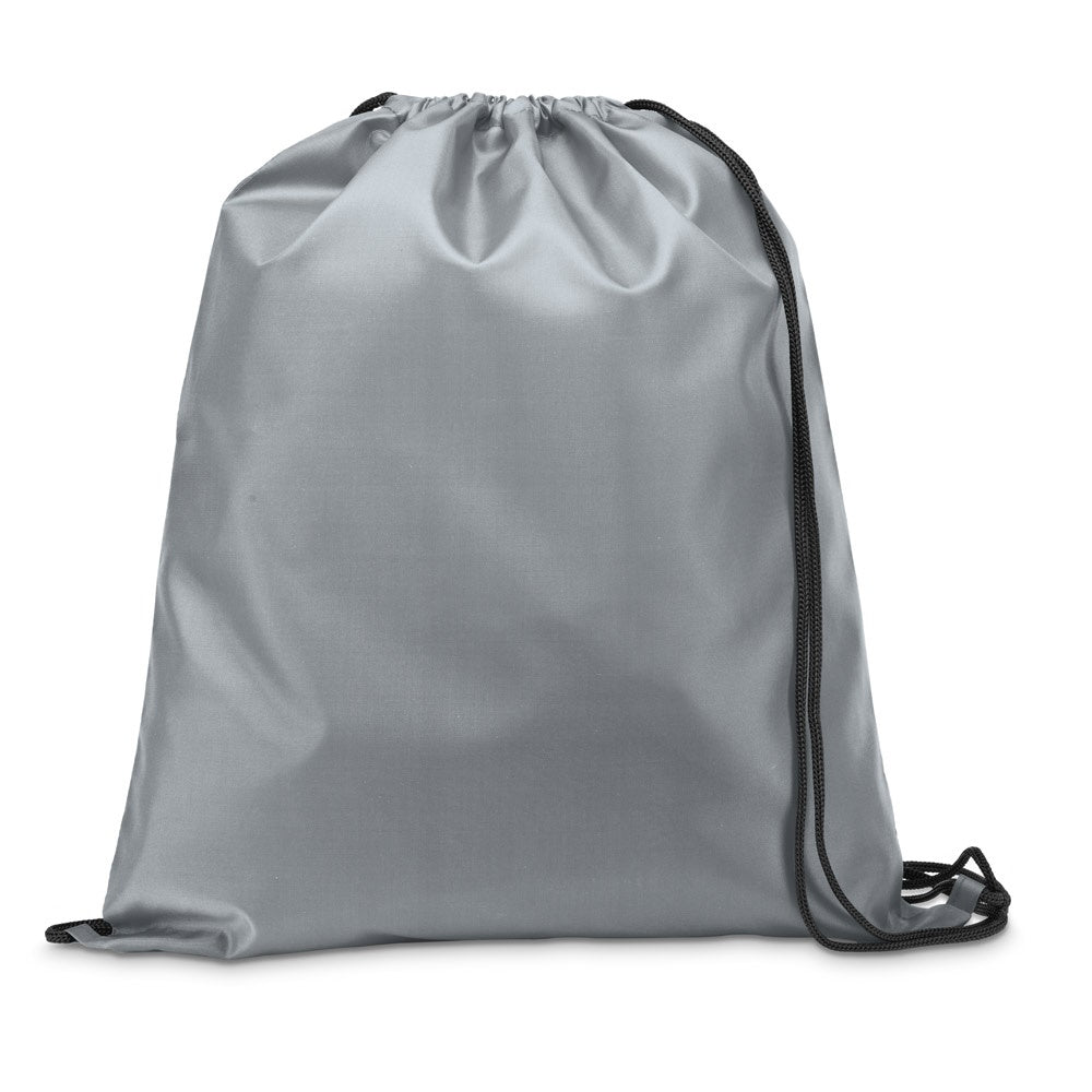CARNABY. 210D Rucksacktasche mit schwarzen Zugbändern
