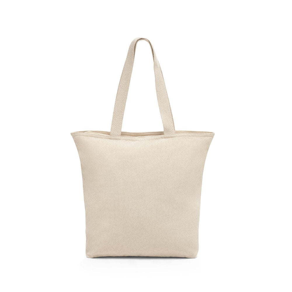 HACKNEY. Tragetasche aus 100% Baumwolle mit Verschluss (280 g/m²) – zusätzliche Ansicht