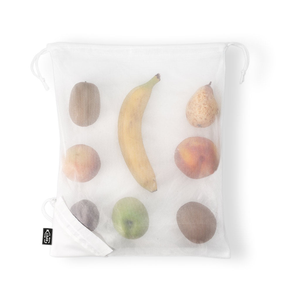 BOLZANO. Faltbare Tasche aus Mesh und 190T Polyester aus recyceltem (100% rPET) – zusätzliche Ansicht