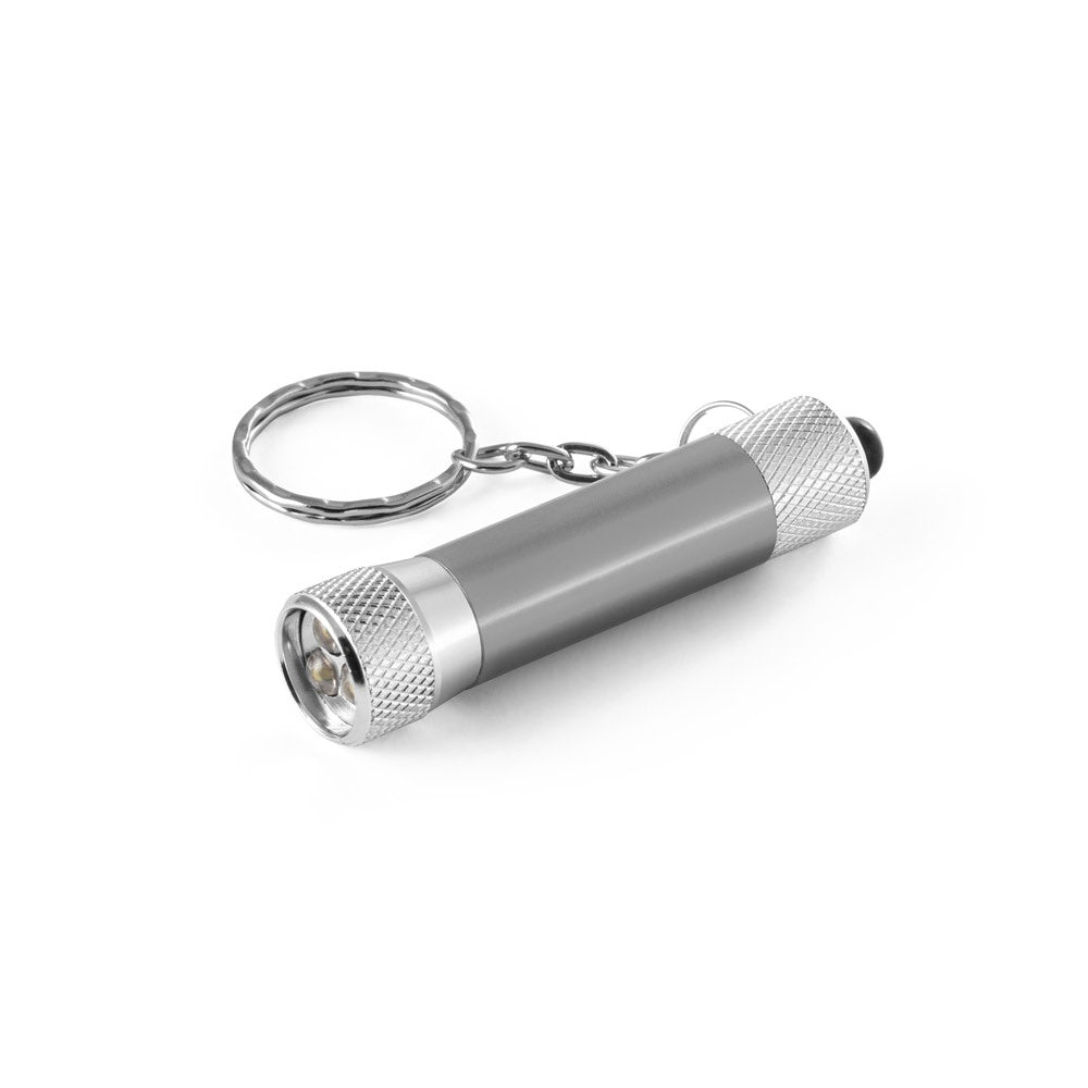 LERGAN. Schlüsselanhänger aus Aluminium mit LED