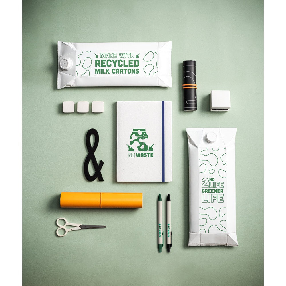 MILKY. A5-Notizblock mit Hardcover aus 100 % recyceltem Papier – zusätzliche Ansicht