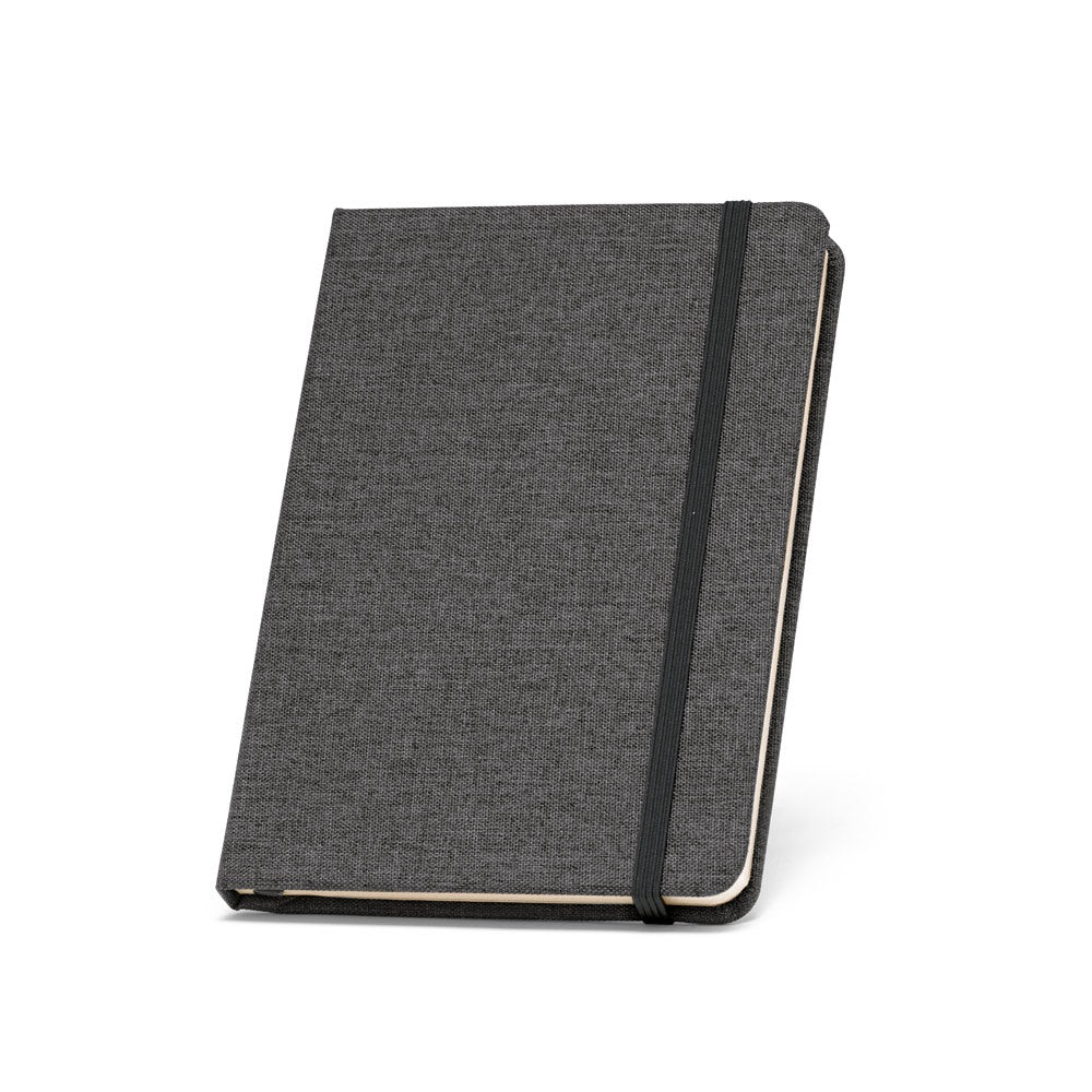 BOYD. A5 Notizbuch aus recyceltem Polyester (100% rPET) mit linierten Blättern – zusätzliche Ansicht