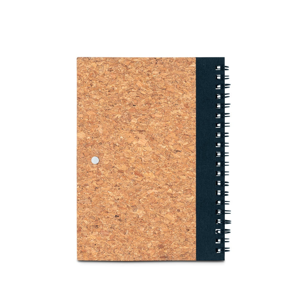 VICENTE. B6-Notizbuch aus Kork und Recyceltes Polyester (100% rPET) mit Kugelschreiber – zusätzliche Ansicht