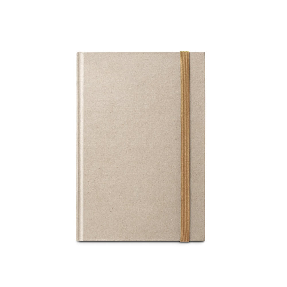 DICKINSON. A5-Notizbuch mit festem Einband, hergestellt aus Zuckerrohrpapier (80 % zuckerrohr) mit linierten Seiten – zusätzliche Ansicht