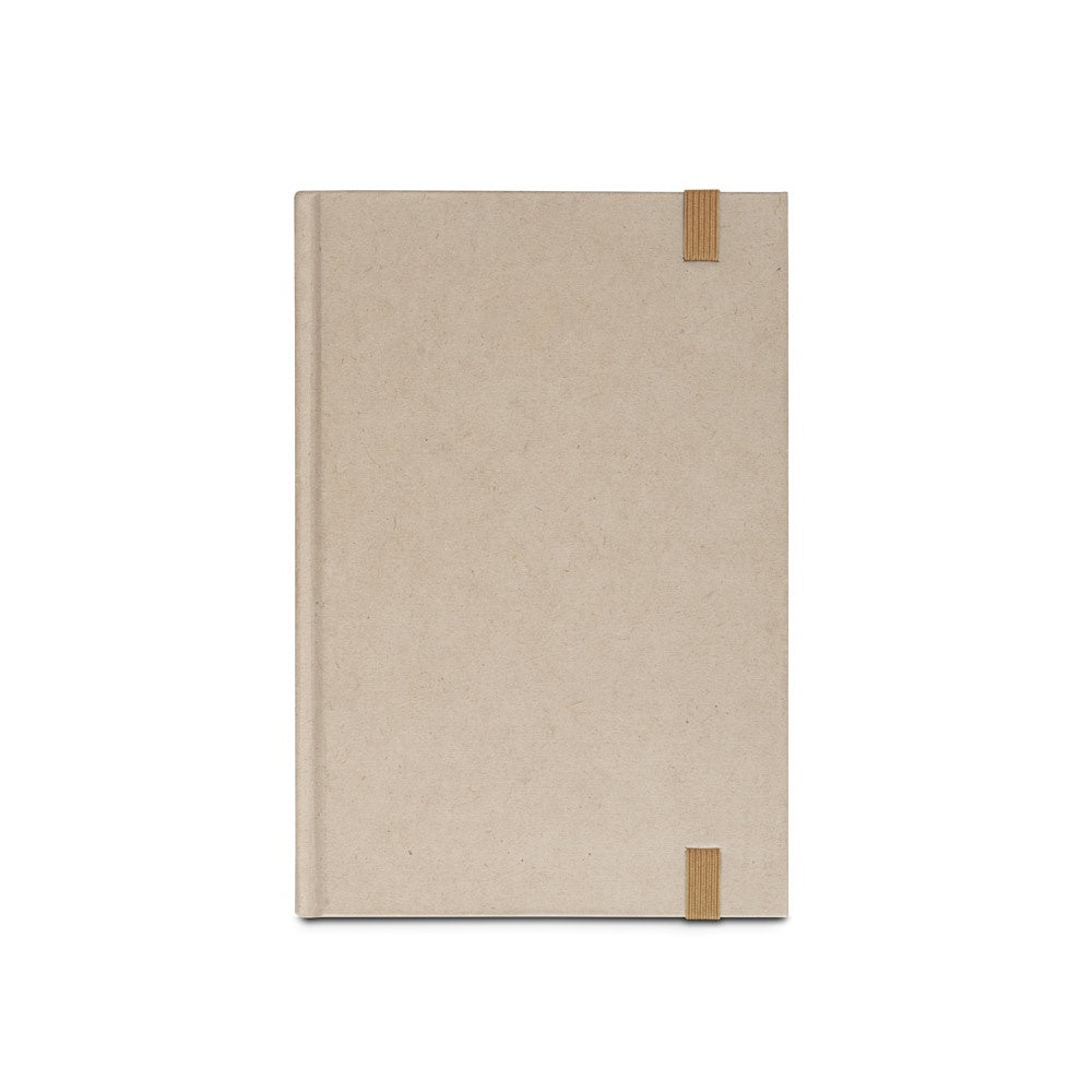 DICKINSON. A5-Notizbuch mit festem Einband, hergestellt aus Zuckerrohrpapier (80 % zuckerrohr) mit linierten Seiten – zusätzliche Ansicht