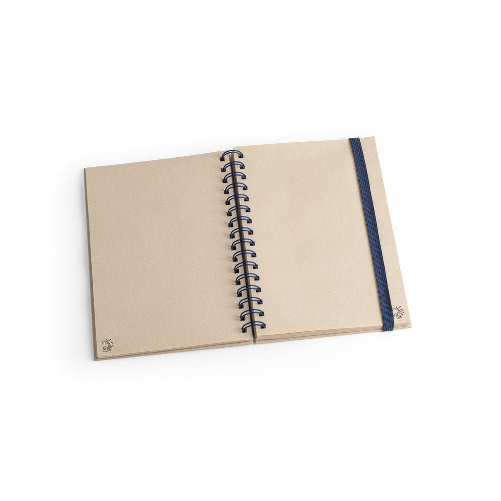 PROUST. A5 Notizbuch mit Ringen, fester Einband, aus Zuckerrohrpapier (80% zuckerrohr) mit unbedruckte Seiten – zusätzliche Ansicht