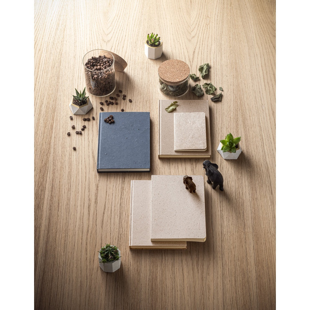 TEAPAD RIGID. Notizbuch A5 mit Hardcover aus Teeblattverwertung (65%) – zusätzliche Ansicht