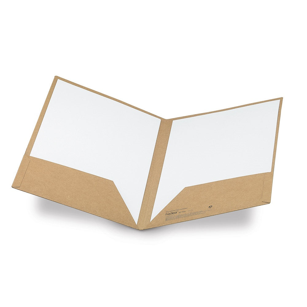 PUZO. Mappe aus 100 % Recyclingpapier A4 (400 g/m²) – zusätzliche Ansicht