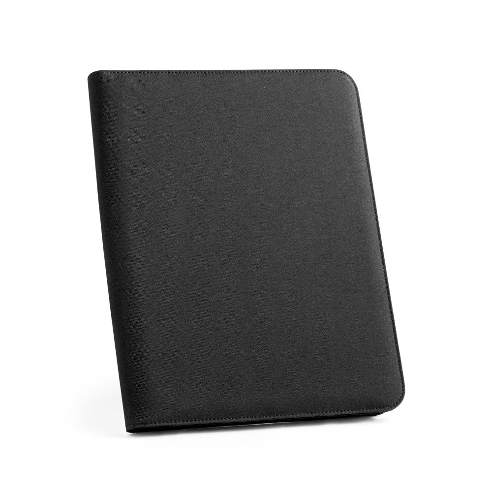 EMERGE FOLDER. A4 Mappe aus recyceltem Polyester (100% rPET) 300D mit Reißverschluss – zusätzliche Ansicht