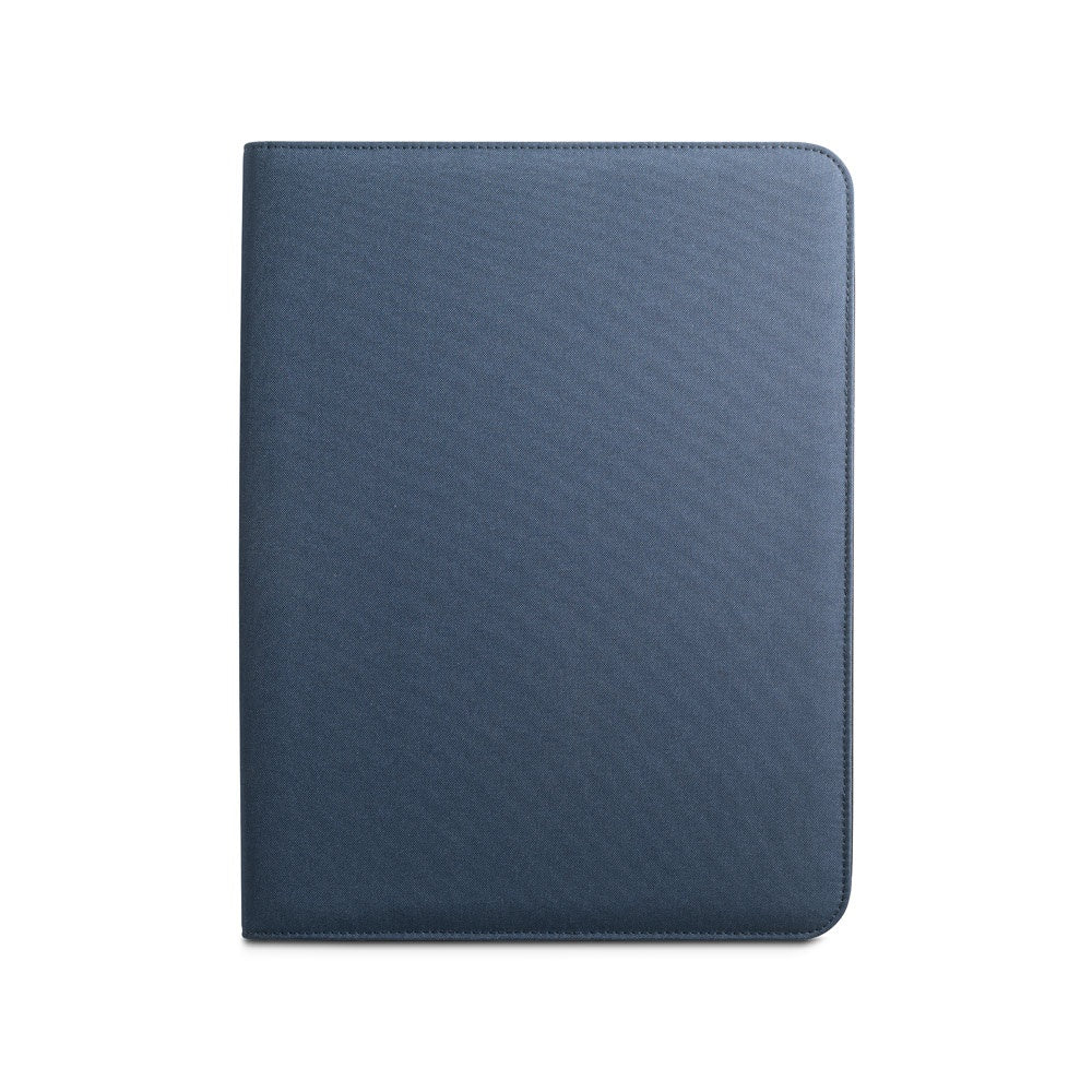EMERGE FOLDER. A4 Mappe aus recyceltem Polyester (100% rPET) 300D mit Reißverschluss – zusätzliche Ansicht