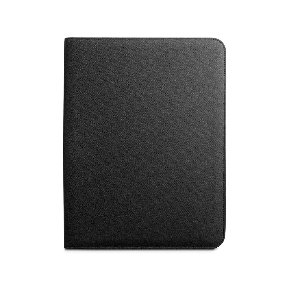 EMERGE FOLDER. A4 Mappe aus recyceltem Polyester (100% rPET) 300D mit Reißverschluss – zusätzliche Ansicht