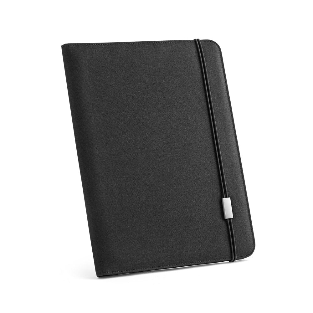 EMERGE FOLDER II. A4 Mappe aus recyceltem Polyester (100% rPET) 300D mit elastischem Verschluss – zusätzliche Ansicht