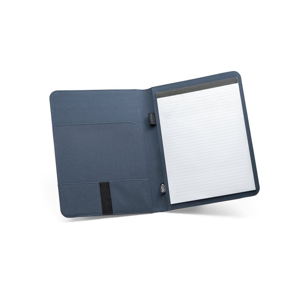 EMERGE FOLDER II. A4 Mappe aus recyceltem Polyester (100% rPET) 300D mit elastischem Verschluss – zusätzliche Ansicht