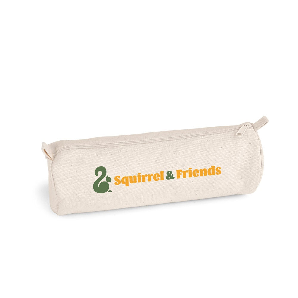 SCHOOLI. Schreibetui aus 100% Canvas-Baumwolle (290 g/m²)