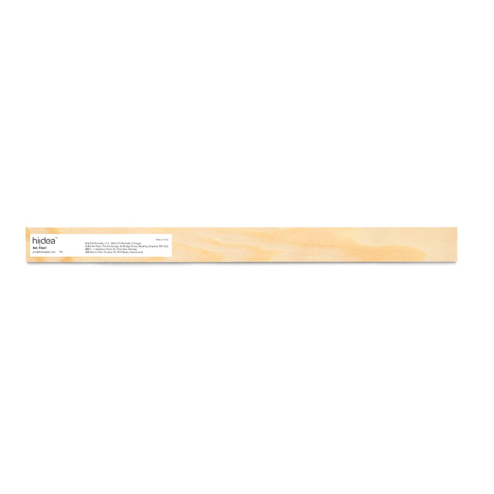 WESLEY 30. Lineal aus Kiefernholz mit 30 cm Skala – zusätzliche Ansicht