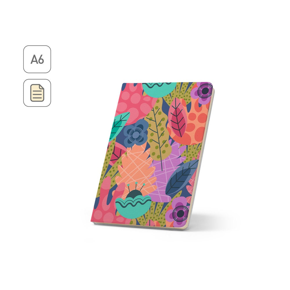 ANNE SUB A6. Notizbuch im A6-Format mit festem Einband, ideal für den Sublimationsdruck