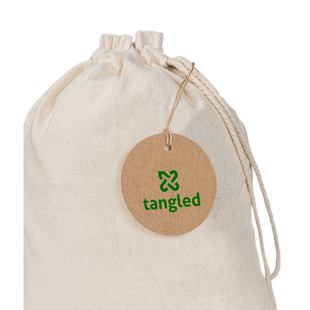 LABEL ROUND. Etikett aus 100 % Recyclingpapier (700 g/m²) in rundem Format – zusätzliche Ansicht