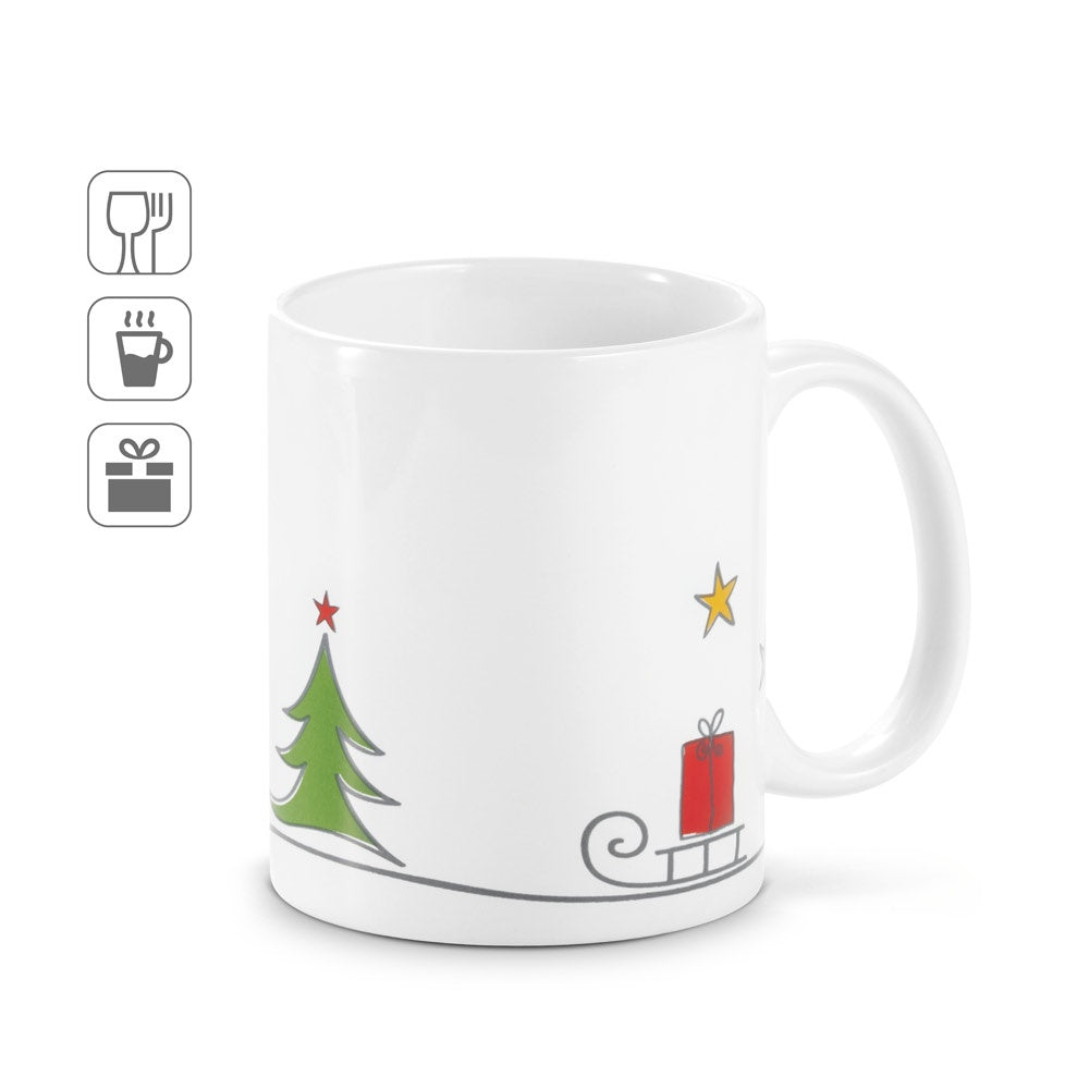 ANCELLE. Weihnachtliche Tasse
