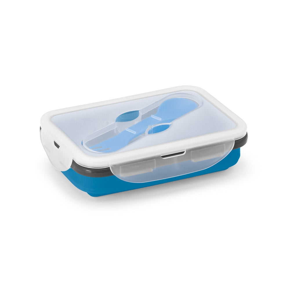 SAFFRON. Lunchbox. Faltbare hermetische Frischhaltebox aus Silikon und PP 640 mL – zusätzliche Ansicht