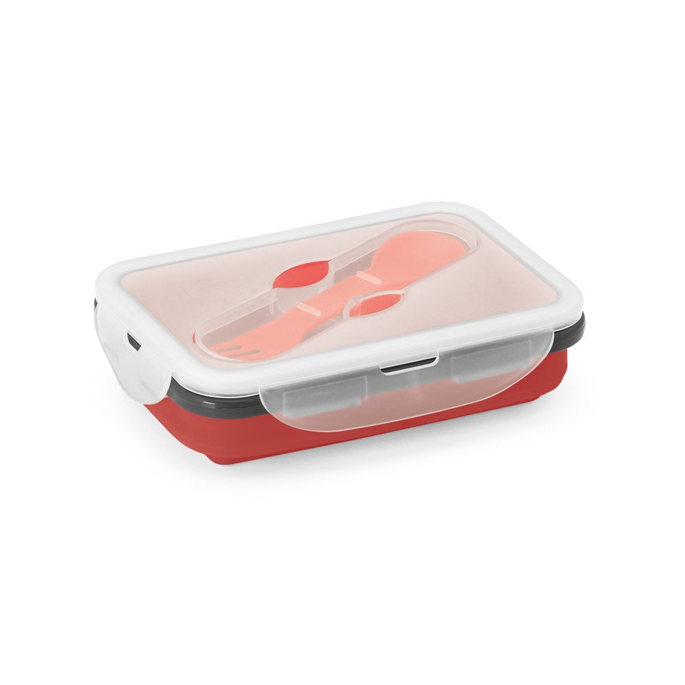 SAFFRON. Lunchbox. Faltbare hermetische Frischhaltebox aus Silikon und PP 640 mL – zusätzliche Ansicht