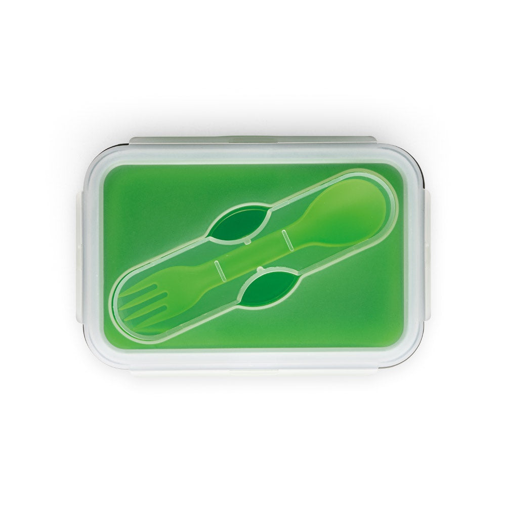 SAFFRON. Lunchbox. Faltbare hermetische Frischhaltebox aus Silikon und PP 640 mL – zusätzliche Ansicht