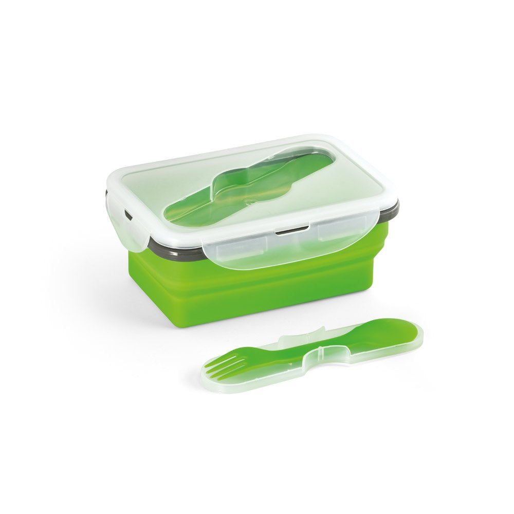 SAFFRON. Lunchbox. Faltbare hermetische Frischhaltebox aus Silikon und PP 640 mL – zusätzliche Ansicht