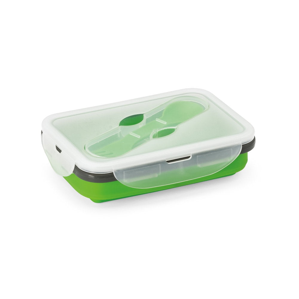 SAFFRON. Lunchbox. Faltbare hermetische Frischhaltebox aus Silikon und PP 640 mL – zusätzliche Ansicht