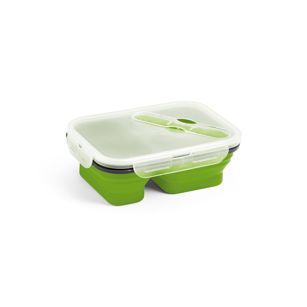 DILL. Faltbare hermetische Frischhaltebox aus Silikon und PP (480 und 760 mL) – zusätzliche Ansicht