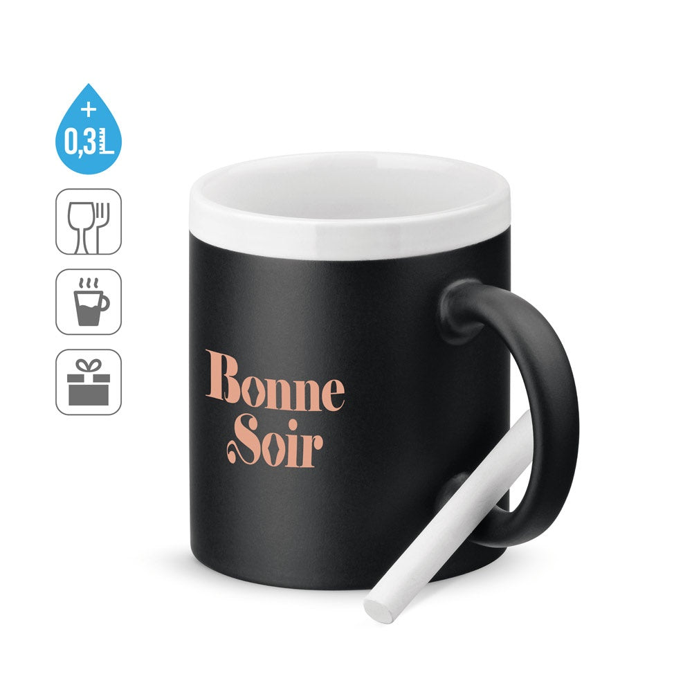 CHALKIE. Tasse aus Keramik 360 mL