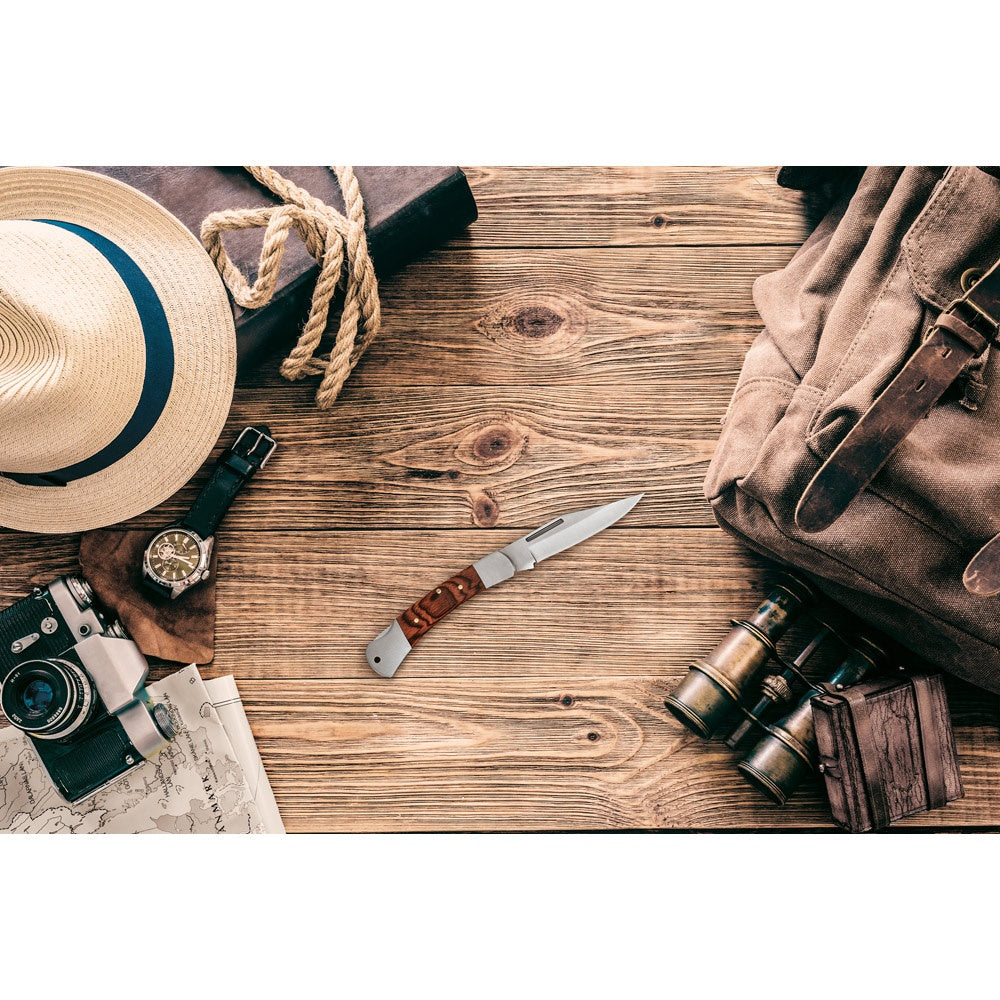 FALCON II. Taschenmesser aus Edelstahl und Holz – zusätzliche Ansicht