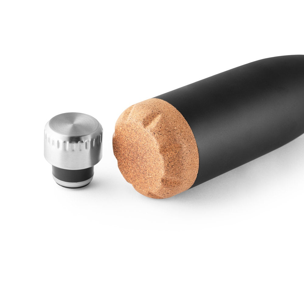 SOLBERG. Thermosflasche aus Edelstahl und Korkboden, 560 ml – zusätzliche Ansicht
