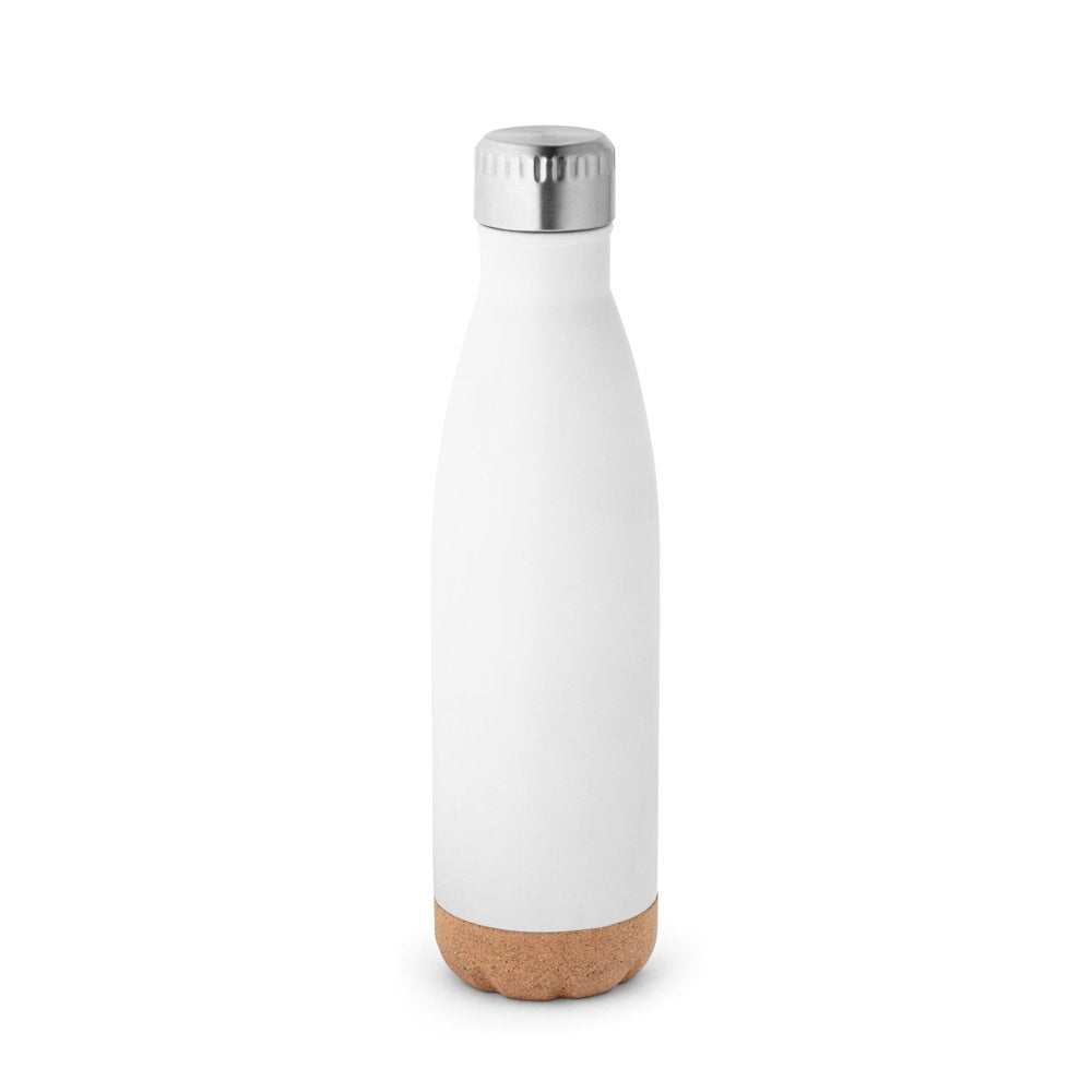 SOLBERG. Thermosflasche aus Edelstahl und Korkboden, 560 ml