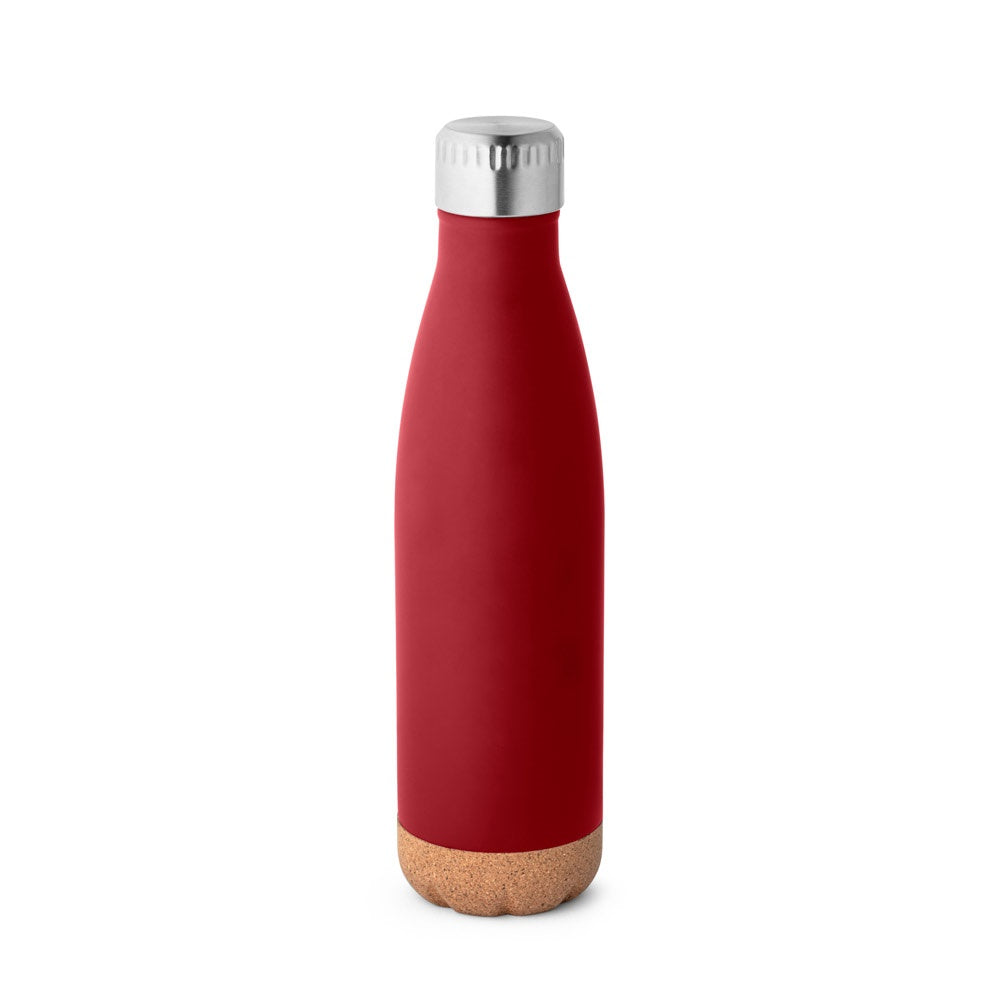 SOLBERG. Thermosflasche aus Edelstahl und Korkboden, 560 ml