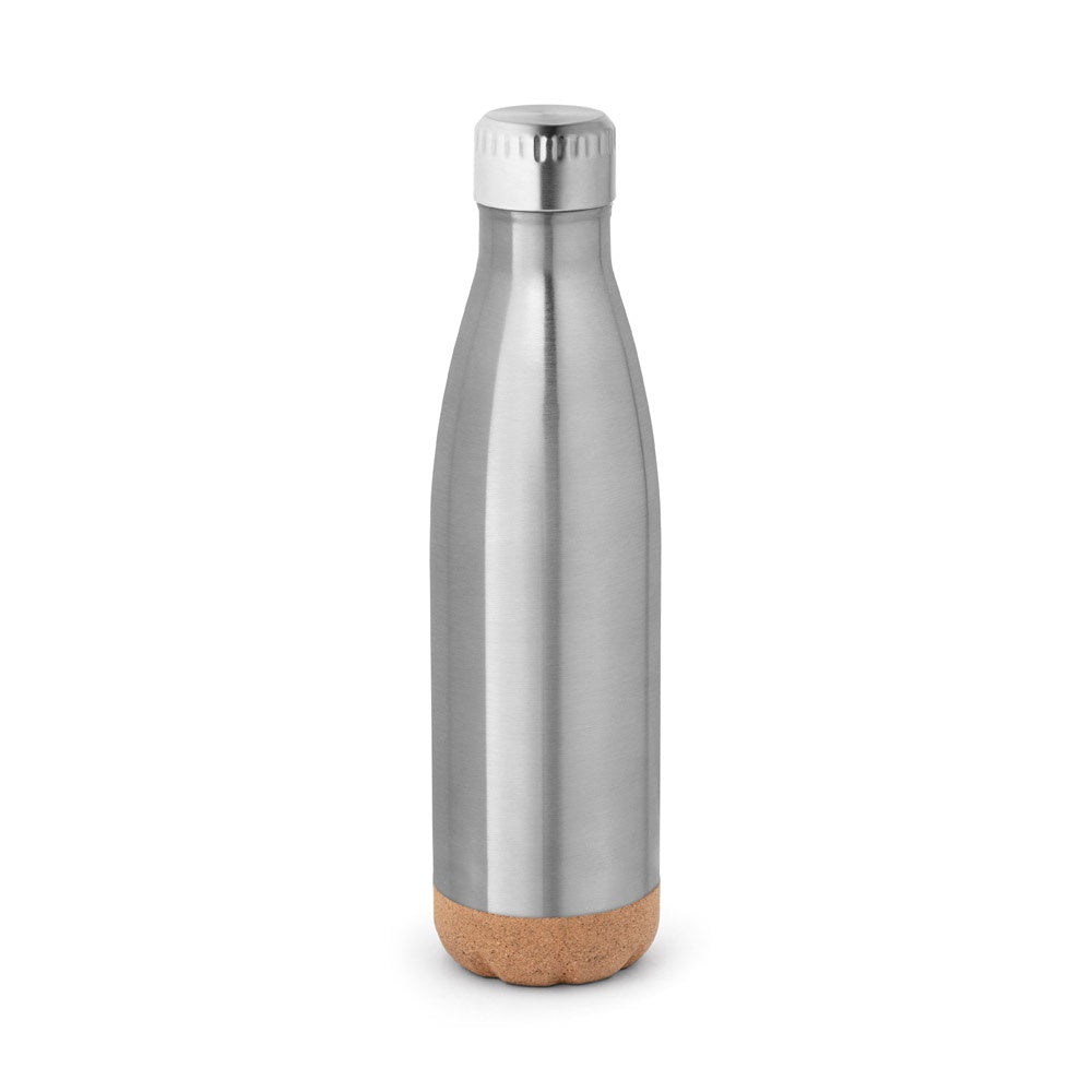SOLBERG. Thermosflasche aus Edelstahl und Korkboden, 560 ml