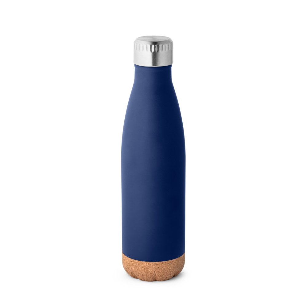 SOLBERG. Thermosflasche aus Edelstahl und Korkboden, 560 ml