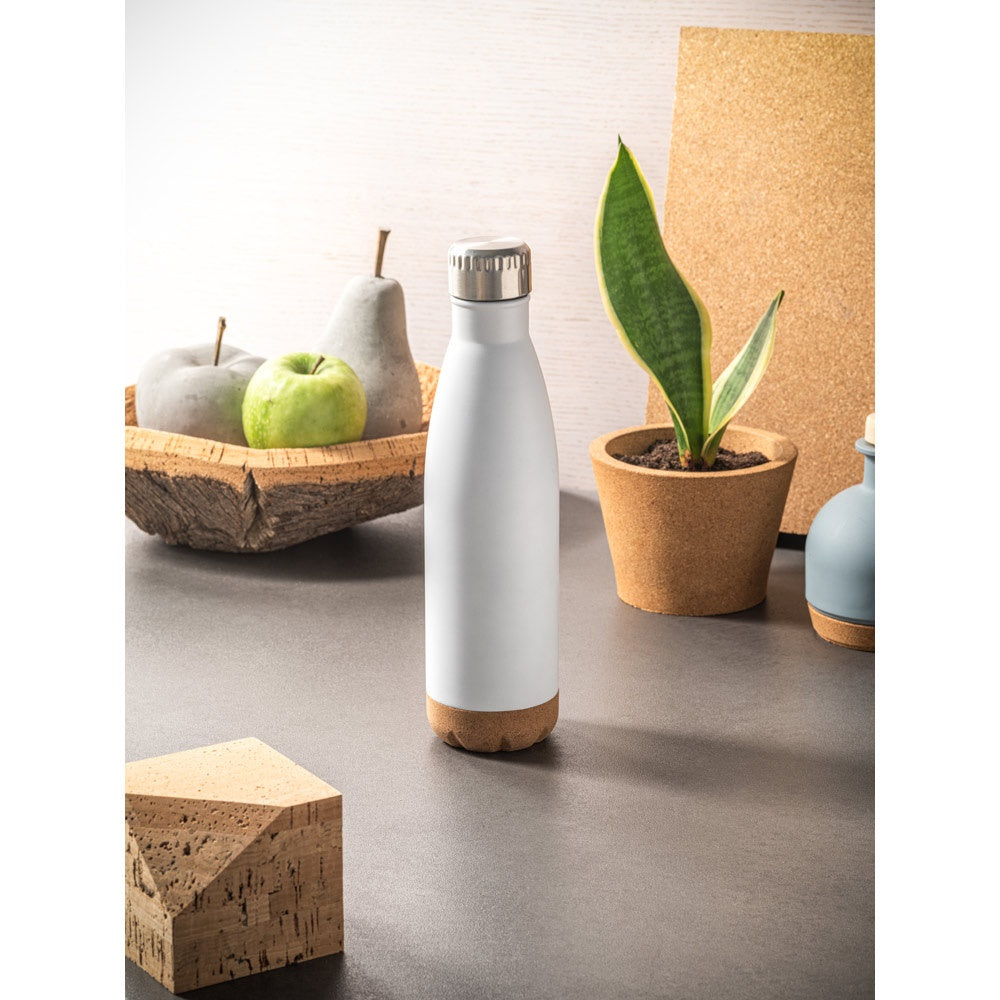 SOLBERG. Thermosflasche aus Edelstahl und Korkboden, 560 ml – zusätzliche Ansicht