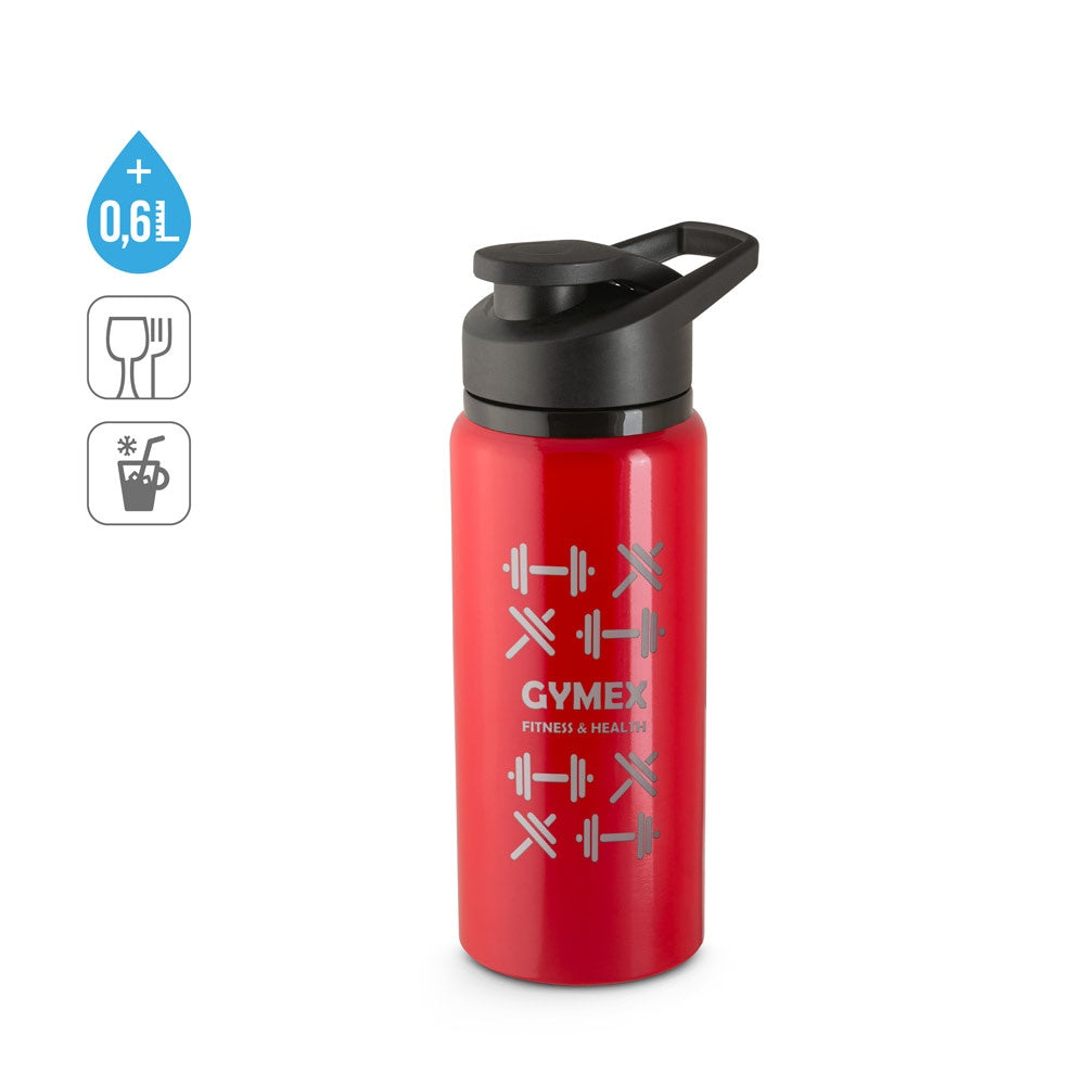 SHAWN. Sportflasche aus 90% recyceltem aluminium 600 mL