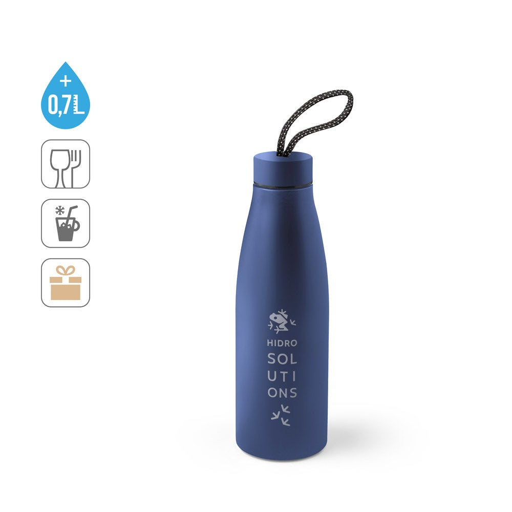 MORGAN. Trinkflasche aus 90% recyceltem Edelstahl 710 mL
