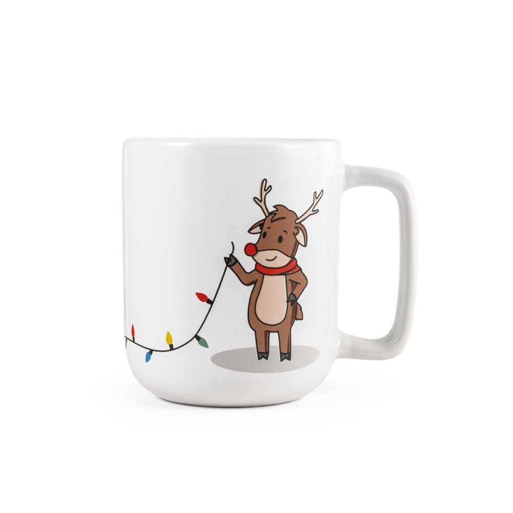 REINDEER. Becher mit Weihnachtsdruck 330 ml – zusätzliche Ansicht