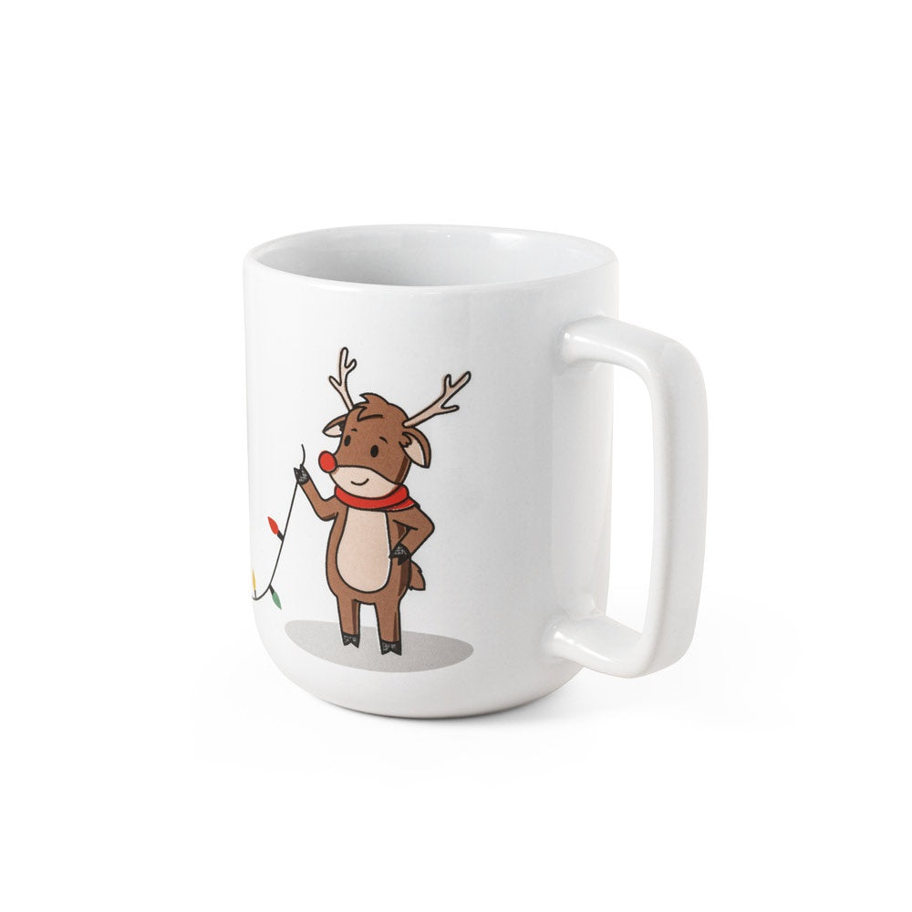 REINDEER. Becher mit Weihnachtsdruck 330 ml – zusätzliche Ansicht