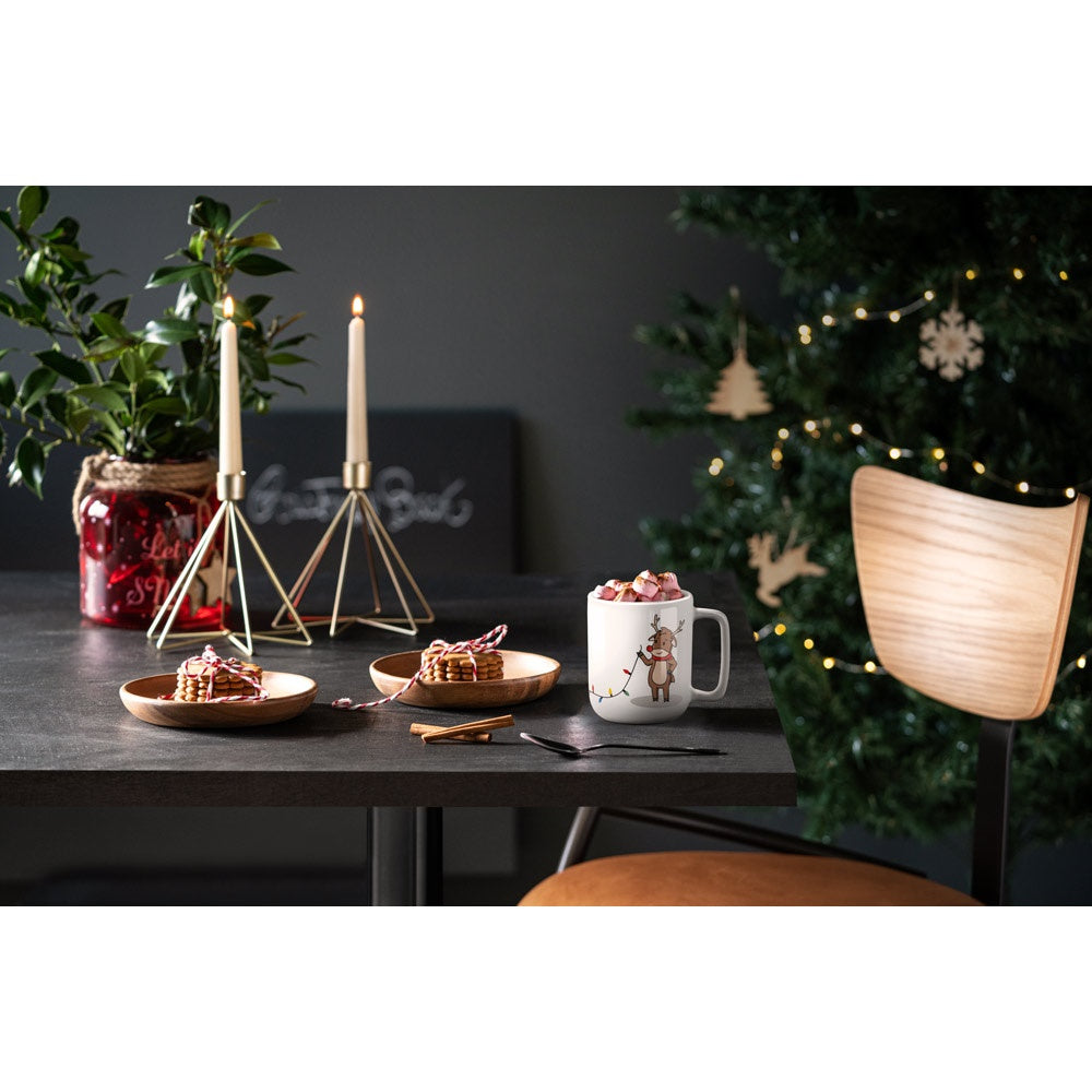 REINDEER. Becher mit Weihnachtsdruck 330 ml – zusätzliche Ansicht
