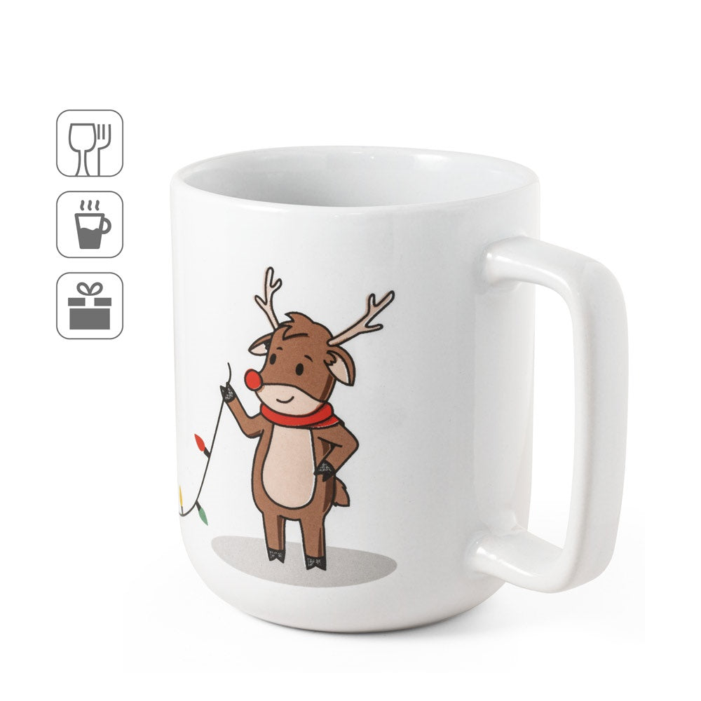 REINDEER. Becher mit Weihnachtsdruck 330 ml