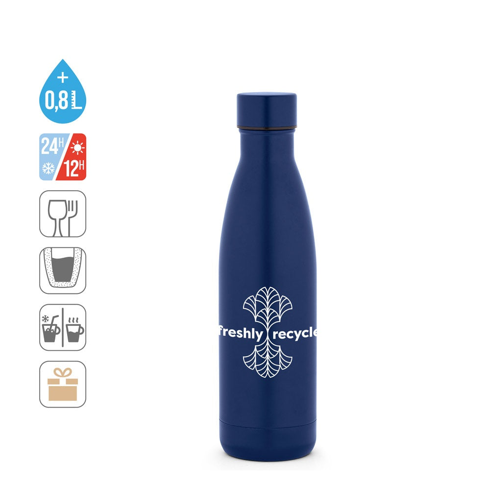 RE-BUFFON L. Thermosflasche aus 90% recyceltem Edelstahl 810 mL