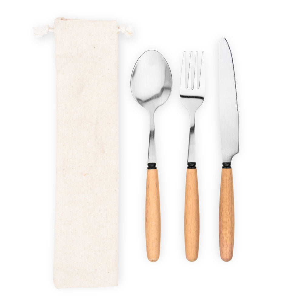 BOULUD. 3-teiliges Set aus Akazienholz – zusätzliche Ansicht