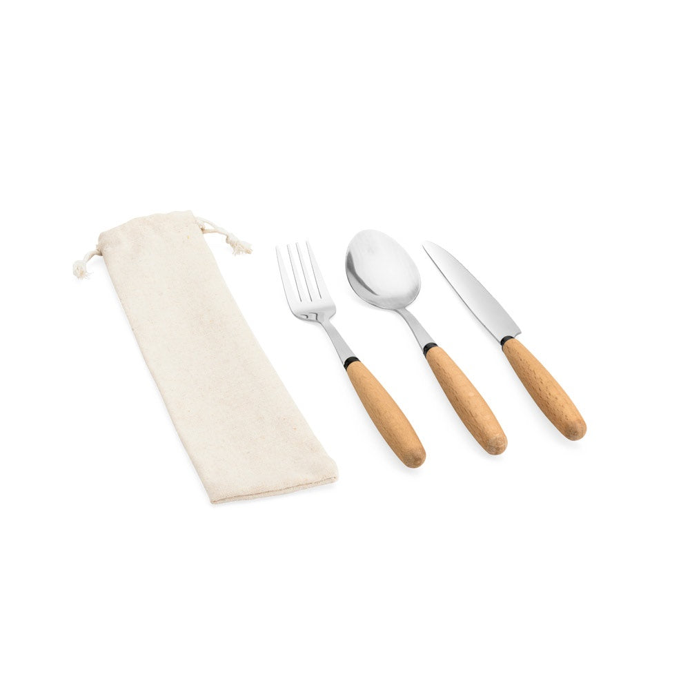 BOULUD. 3-teiliges Set aus Akazienholz – zusätzliche Ansicht