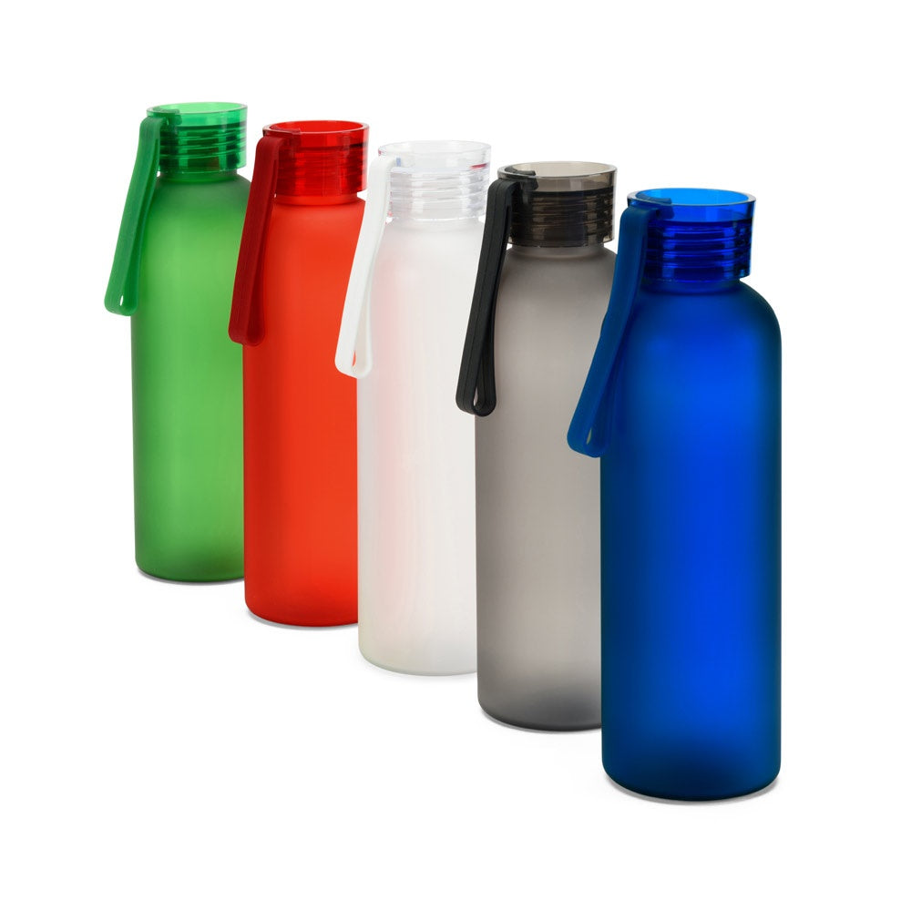 RIO rPET. Trinkflasche (600ml) aus recyceltem PET (100 % rPET) mit matter Oberfläche – zusätzliche Ansicht