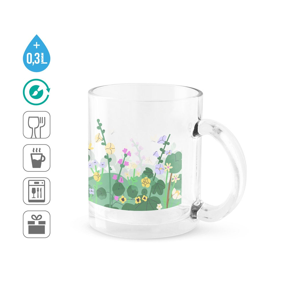 CARMO. Glastasse (350ml) geeignet für Sublimation