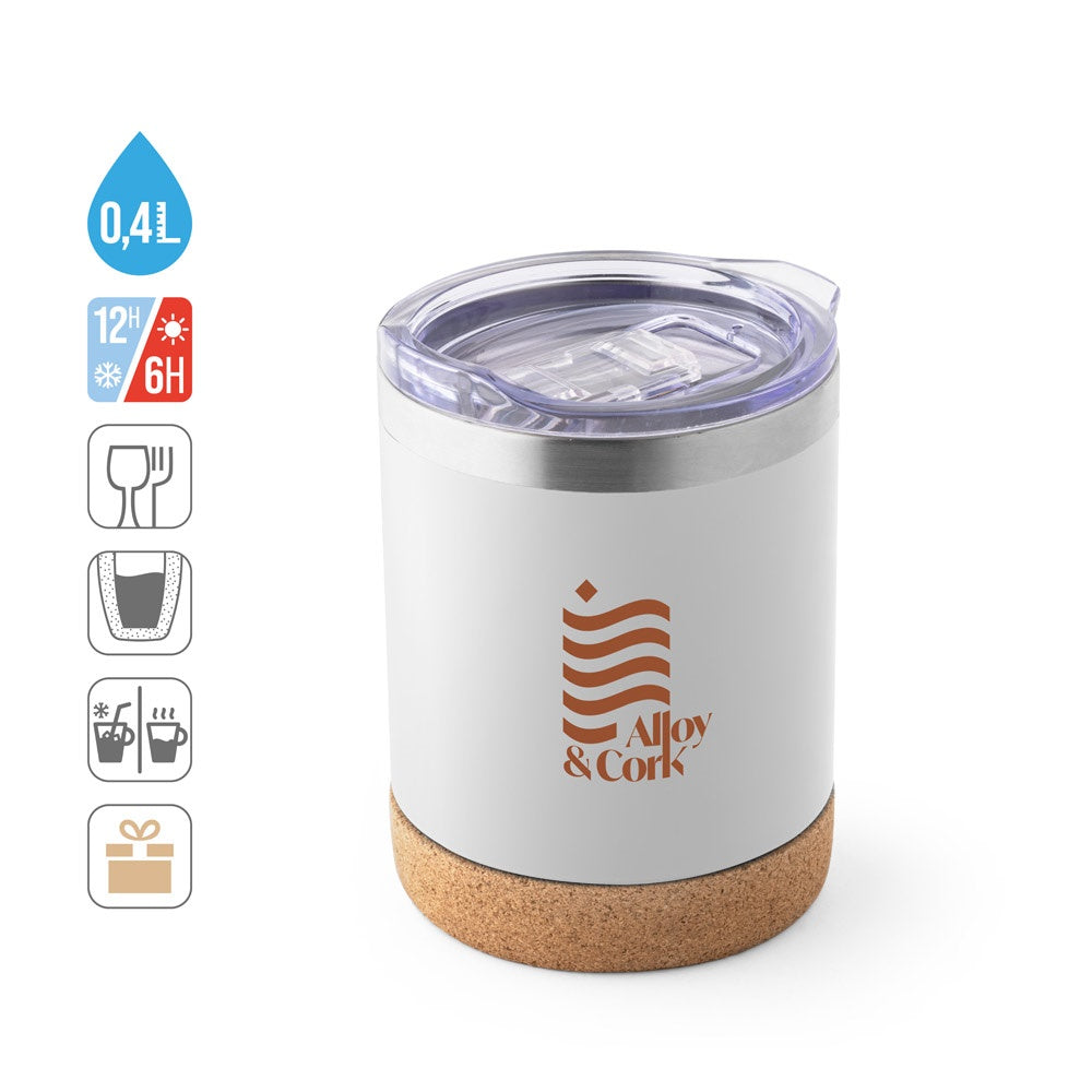 SOLBERG TUMBLER. Reisebecher aus Edelstahl, 400 ml